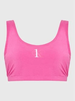 Συμφωνίες 🎁 Calvin Klein Swimwear Γυναίκες Μπικίνι πάνω μέρος KW0KW01882 Ροζ 😀