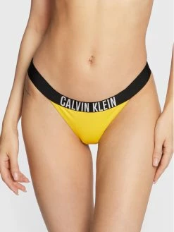 Κουπόνι 🎉 Calvin Klein Swimwear Γυναίκες Μπικίνι κάτω μέρος Intense Power KW0KW01727 Κίτρινο 🥰