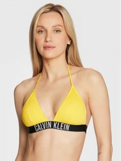 Τοπ 10 🌟 Calvin Klein Swimwear Γυναίκες Μπικίνι πάνω μέρος Intense Power KW0KW01850 Κίτρινο 😀