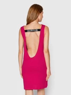 Συμφωνίες ⭐ Calvin Klein Swimwear Γυναίκες Καλοκαιρινά Φορέματα Φόρεμα καλοκαιρινό KW0KW01776 Ροζ Regular Fit 💯 -Εκπτώσεις μαγιό Calvin Klein unnamed file 704