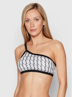 Συμφωνίες 😉 Calvin Klein Swimwear Γυναίκες Μπικίνι πάνω μέρος KW0KW01745 Λευκό 🔥