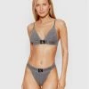 Αγορά ✨ Calvin Klein Swimwear Γυναίκες Μπικίνι πάνω μέρος KW0KW01748 Γκρι 🔥