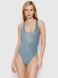 Το φθηνότερο 🛒 Calvin Klein Swimwear Γυναίκες Ολόσωμα Μαγιό Μαγιό KW0KW01651 Μπλε 🔔