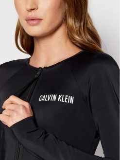 Νέος 🔥 Calvin Klein Swimwear Γυναίκες Ολόσωμα Μαγιό Μαγιό Rash Guard KW0KW01596 Μαύρο 🧨 -Εκπτώσεις μαγιό Calvin Klein unnamed file 868