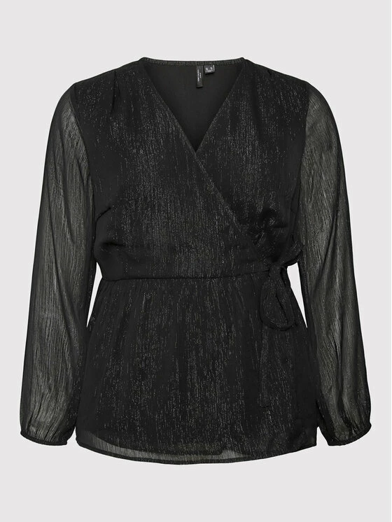 Best Pirce 😉 Vero Moda Curve Γυναίκες Μπλουζάκια Μπλουζάκι Lisa 10256711 Μαύρο Regular Fit 🥰 5 Best Pirce 😉 Vero Moda Curve Γυναίκες Μπλουζάκια Μπλουζάκι Lisa 10256711 Μαύρο Regular Fit 🥰 - Image 5