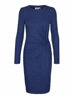 Φτηνός 🛒 Vero Moda Curve Γυναίκες Καθημερινά Φορέματα Φόρεμα καθημερινό Balance 10285860 Μπλε Regular Fit 🤩