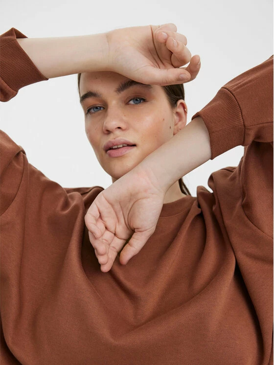 Προϋπολογισμός ⌛ Vero Moda Curve Γυναίκες Μπλούζες Μπλούζα Ea 10273013 Καφέ Oversize 🔥 4 Προϋπολογισμός ⌛ Vero Moda Curve Γυναίκες Μπλούζες Μπλούζα Ea 10273013 Καφέ Oversize 🔥 - Image 4