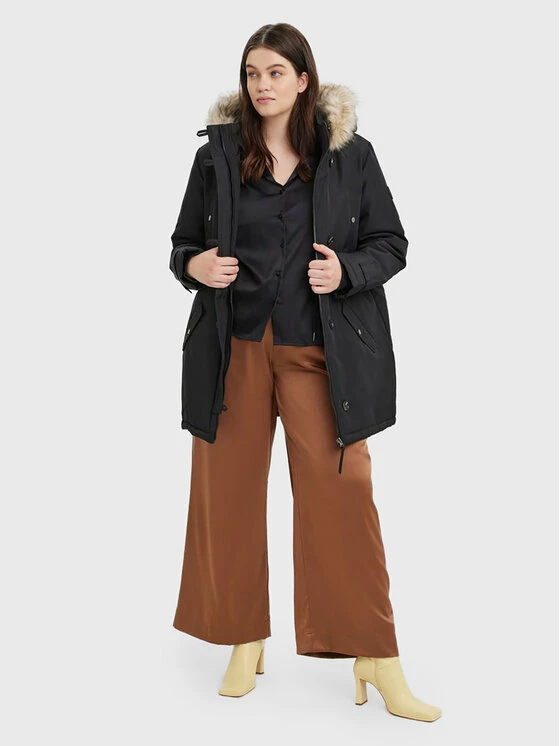 Flash Sale 🛒 Vero Moda Curve Γυναίκες Χειμωνιάτικα Μπουφάν Parka Storm 10276474 Μαύρο Regular Fit 🤩 2 Flash Sale 🛒 Vero Moda Curve Γυναίκες Χειμωνιάτικα Μπουφάν Parka Storm 10276474 Μαύρο Regular Fit 🤩 - Image 2
