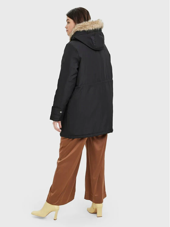 Flash Sale 🛒 Vero Moda Curve Γυναίκες Χειμωνιάτικα Μπουφάν Parka Storm 10276474 Μαύρο Regular Fit 🤩 3 Flash Sale 🛒 Vero Moda Curve Γυναίκες Χειμωνιάτικα Μπουφάν Parka Storm 10276474 Μαύρο Regular Fit 🤩 - Image 3