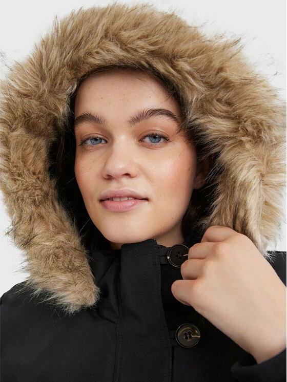 Flash Sale 🛒 Vero Moda Curve Γυναίκες Χειμωνιάτικα Μπουφάν Parka Storm 10276474 Μαύρο Regular Fit 🤩 4 Flash Sale 🛒 Vero Moda Curve Γυναίκες Χειμωνιάτικα Μπουφάν Parka Storm 10276474 Μαύρο Regular Fit 🤩 - Image 4