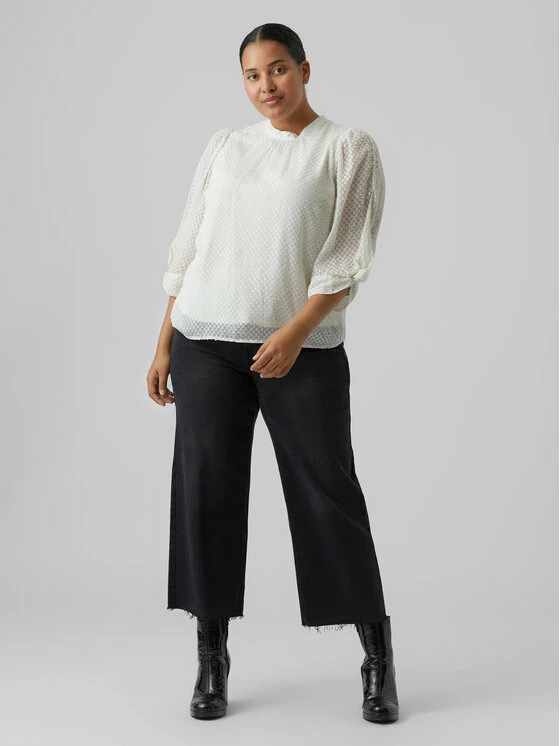 Τοπ 10 ❤️ Vero Moda Curve Γυναίκες Μπλουζάκια Μπλουζάκι Rosa 10284309 Εκρού Regular Fit 🤩 2 Τοπ 10 ❤️ Vero Moda Curve Γυναίκες Μπλουζάκια Μπλουζάκι Rosa 10284309 Εκρού Regular Fit 🤩 - Image 2