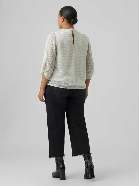 Τοπ 10 ❤️ Vero Moda Curve Γυναίκες Μπλουζάκια Μπλουζάκι Rosa 10284309 Εκρού Regular Fit 🤩 3 Τοπ 10 ❤️ Vero Moda Curve Γυναίκες Μπλουζάκια Μπλουζάκι Rosa 10284309 Εκρού Regular Fit 🤩 - Image 3