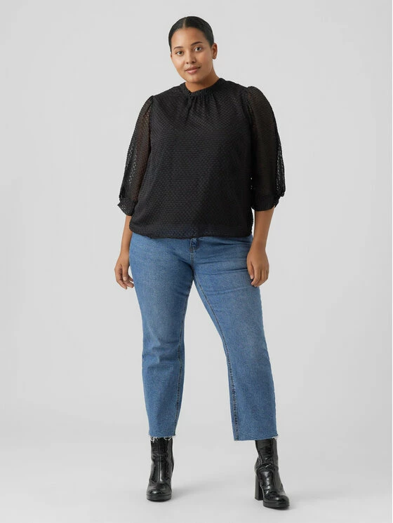 Φτηνός ⌛ Vero Moda Curve Γυναίκες Μπλουζάκια Μπλουζάκι Rosa 10284309 Μαύρο Regular Fit 🎉 2 Φτηνός ⌛ Vero Moda Curve Γυναίκες Μπλουζάκια Μπλουζάκι Rosa 10284309 Μαύρο Regular Fit 🎉 - Image 2