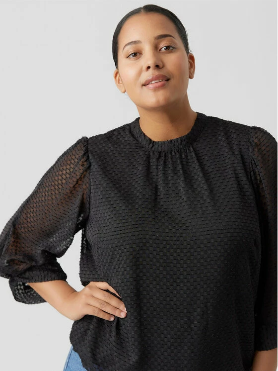 Φτηνός ⌛ Vero Moda Curve Γυναίκες Μπλουζάκια Μπλουζάκι Rosa 10284309 Μαύρο Regular Fit 🎉 4 Φτηνός ⌛ Vero Moda Curve Γυναίκες Μπλουζάκια Μπλουζάκι Rosa 10284309 Μαύρο Regular Fit 🎉 - Image 4